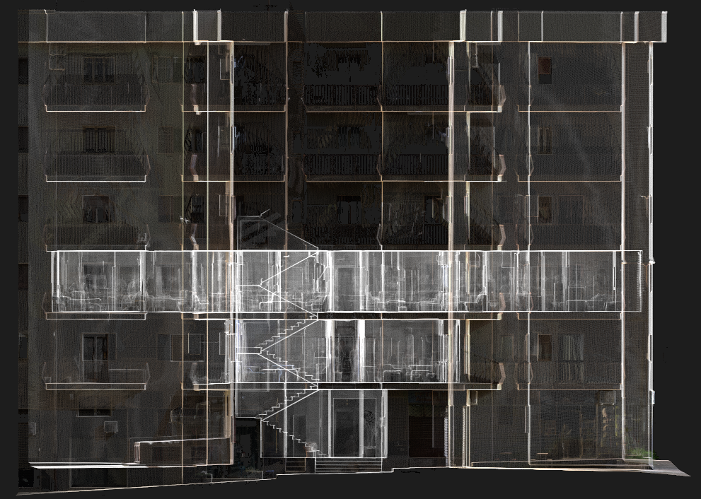 Complesso residenziale, rilievo laserscanner, si può fare?