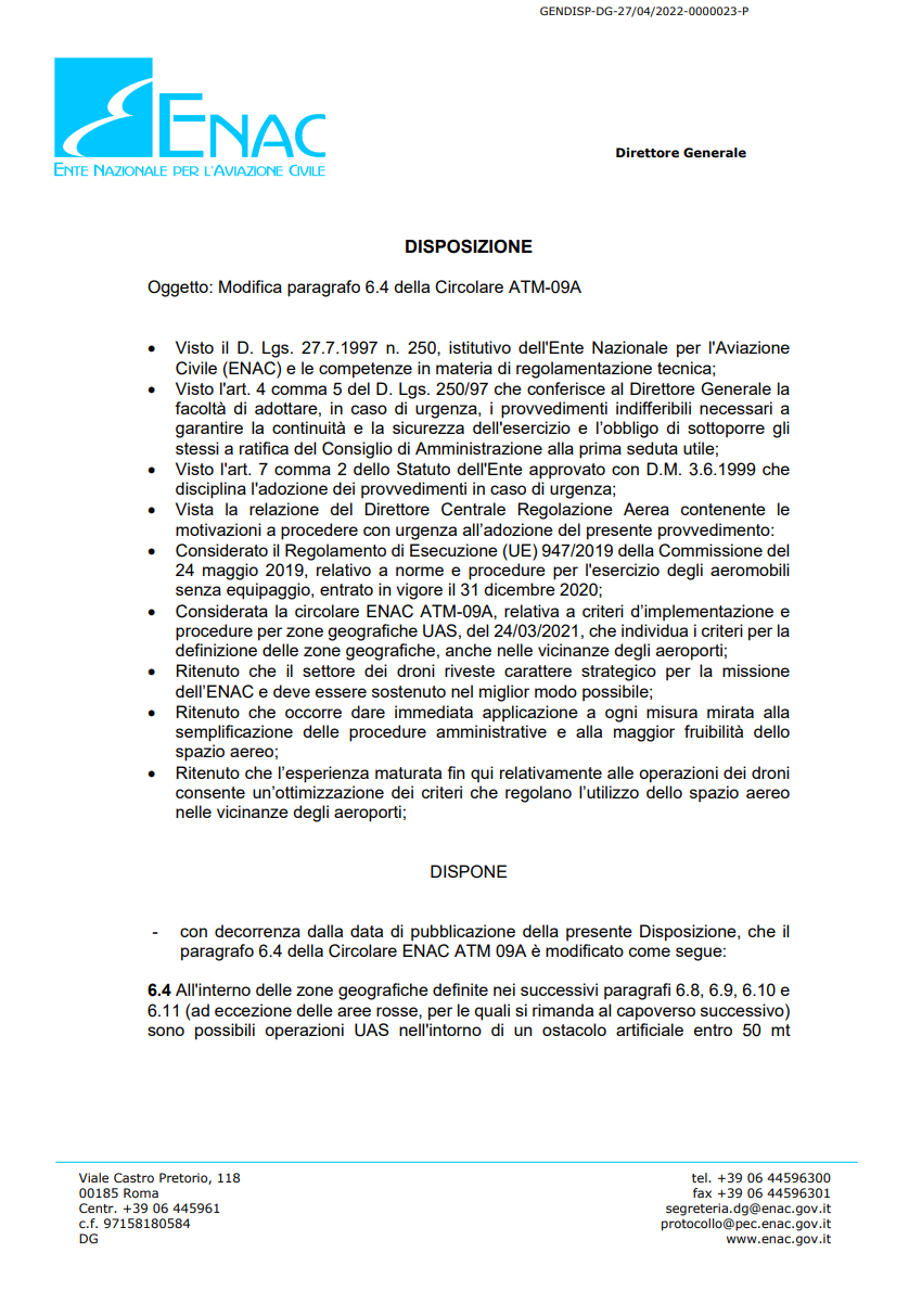 Volare in prossimità degli aeroporti aggirando gli ostacoli – Semplificazioni da ENAC